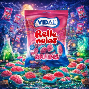 VIDAL Töltött agy gumicukor 90g