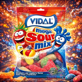 VIDAL Mega savanyú mix gumicukor 90g