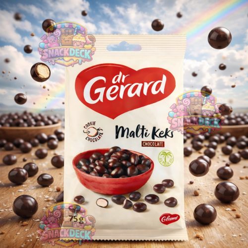 Dr. Gerard Kekszgolyó fekete csokiba mártva 75g
