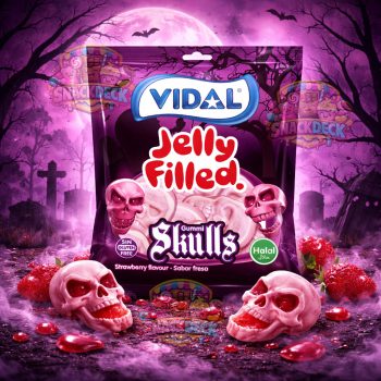 Vidal Töltött Koponya gumicukor 90g - ÚJ