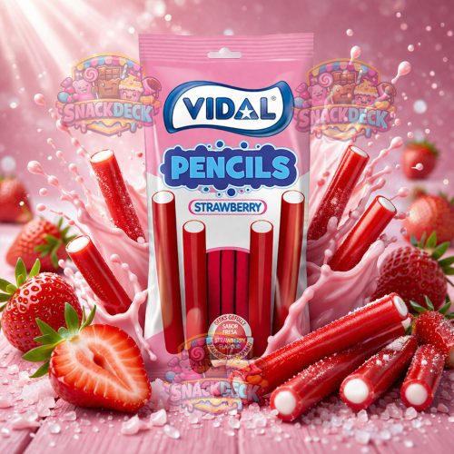 Vidal Strawberry Pencils gumicukor 90g