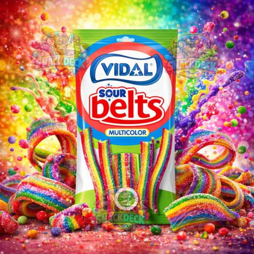 Vidal Sour Rainbow Belts gumicukor 90g