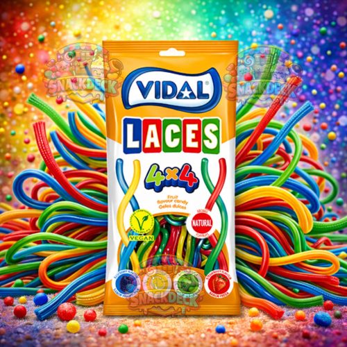 Vidal Laces 4 4 íz x 4 szín gumicukor 85g